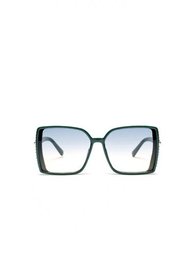 Rhinestone Embellish Cat Eye Full Frame Sunglasses