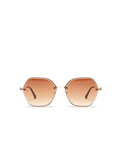 Trapezoid Frame Sunglasses