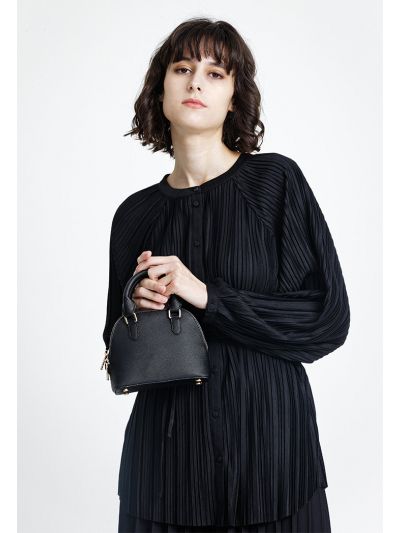 Allover Pleated Blouse