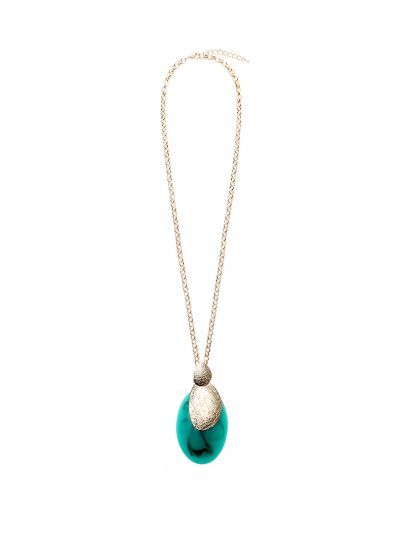 Gold Plated Cable Chain Birthstone Pendant Necklace  -Sale