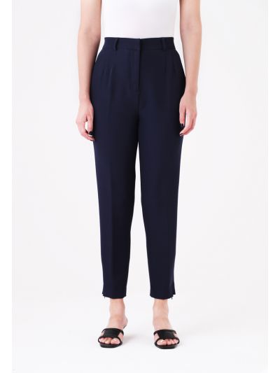 Zipped Cuff Semi Slim Trouser -Sale