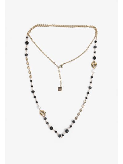 Embellished Beaded Opera Necklace