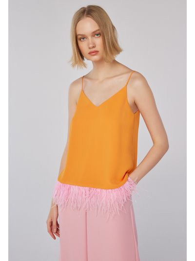 Feather Fringe Blouse -Sale