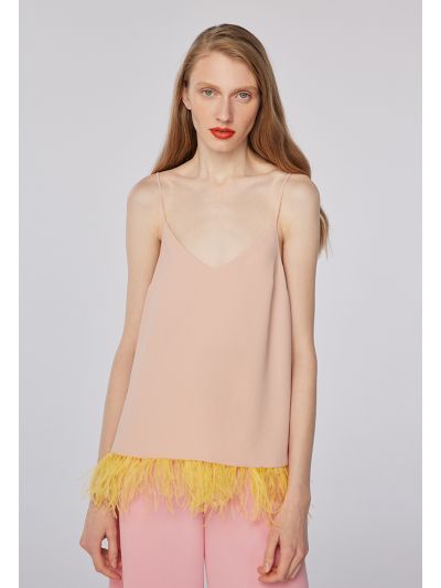 Feather Fringe Blouse -Sale