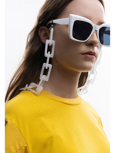 Chunky Acrylic Eyeglass Chain Necklace Holder