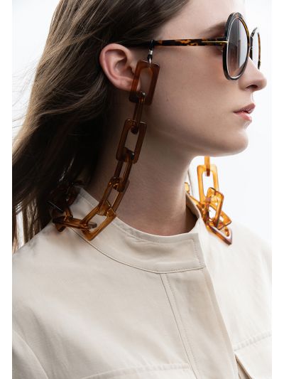 Chunky Acrylic Eyeglass Chain Necklace Holder