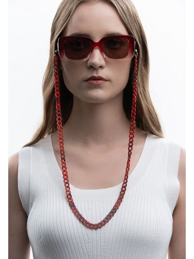 Chunky Matte Acrylic Chain Eyeglasses Lanyard