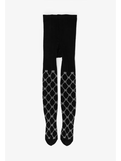 Knitted Monogram Tights