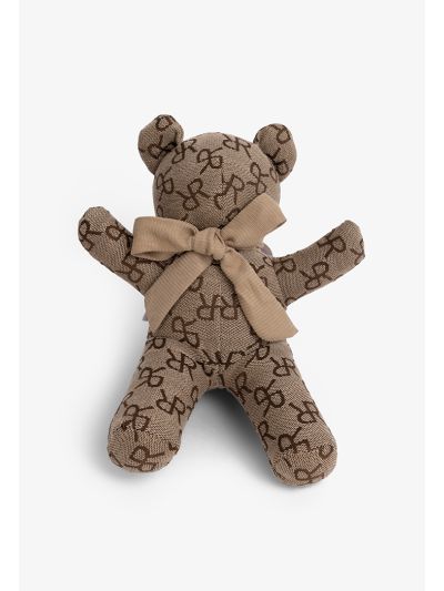 Knitted Monogram Bear Toy