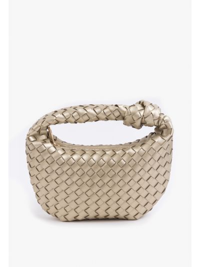 Mini Woven Clutch Bag