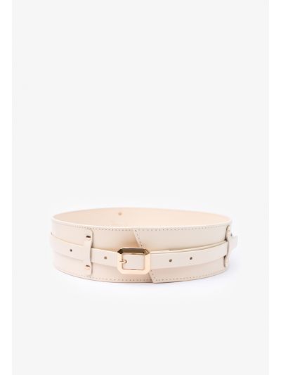 Classic Solid PU Leather Belt