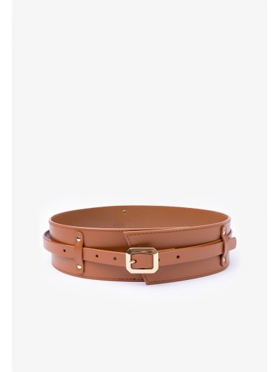 Classic Solid PU Leather Belt
