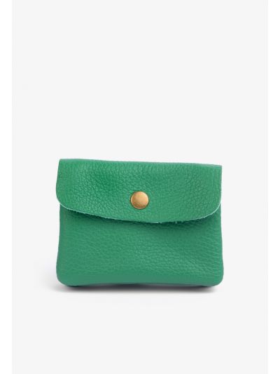 Metallic Flap Wallet