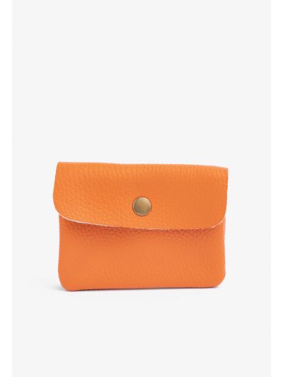 Metallic Flap Wallet