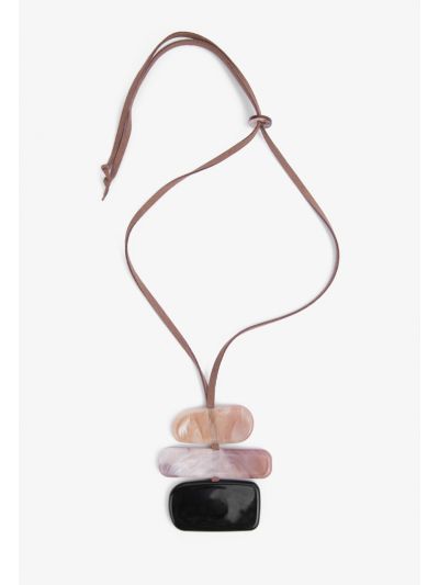 Abstract Stone Necklace