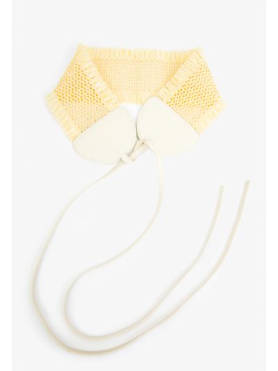 Woven High Waist Tie Belt -Sale