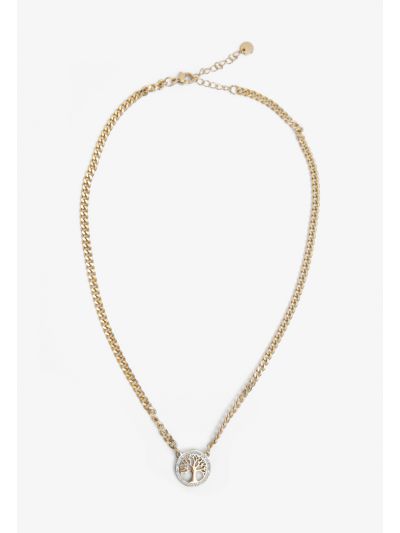 Crystal Embellished Tree Necklace