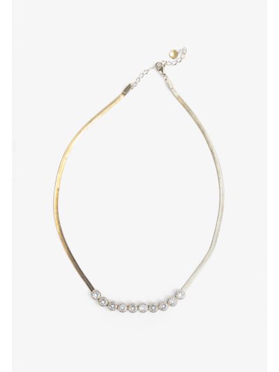 Emerald Embellished Necklace