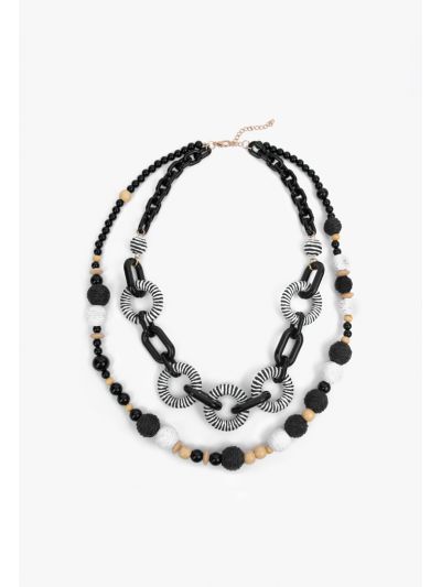 Multicolored Cocktail Modern Necklace