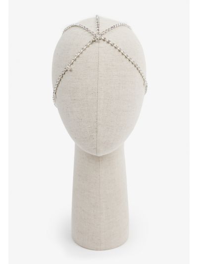 Low Crystal Embellished Hair Accessory