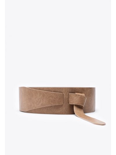 Faux Leather Pull Through Belt -Sale