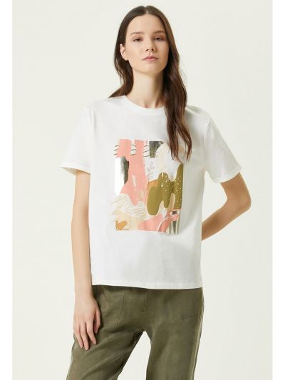 Network Printed T-Shirt White