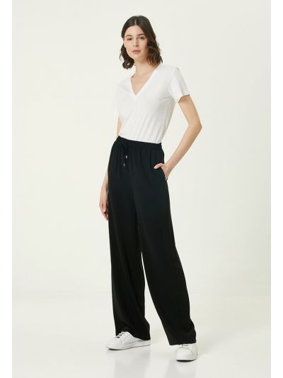 Collection Crepe Pajama Trouser Black