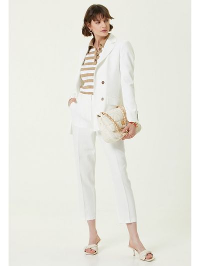 Network Slim Fit Trouser Off White