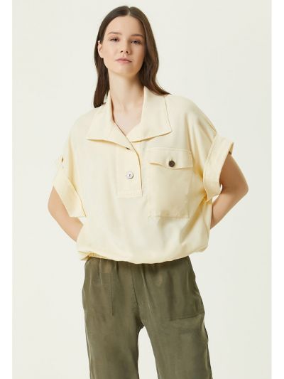 Network Basic  Fit Blouse Cream