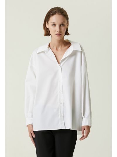 Collection Loose Cotton Shirt White