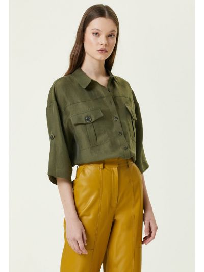 Network Regular Fit Shirt Khaki