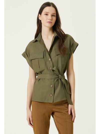 Network Regular Fit Shirt Khaki