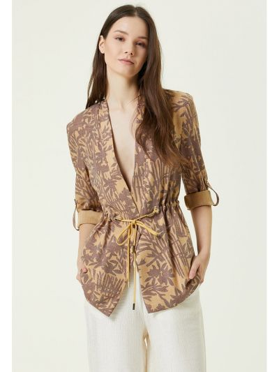 Network Regular Fit Jacket Beige