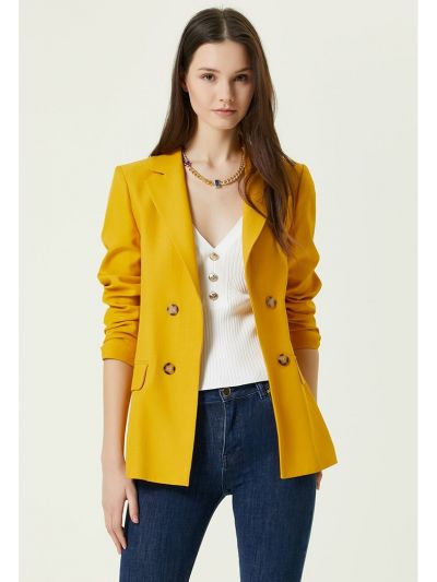 Network Slim Fit Blazer Yellow