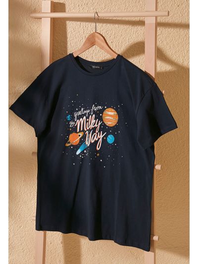 Milky Way Printed T-Shirt