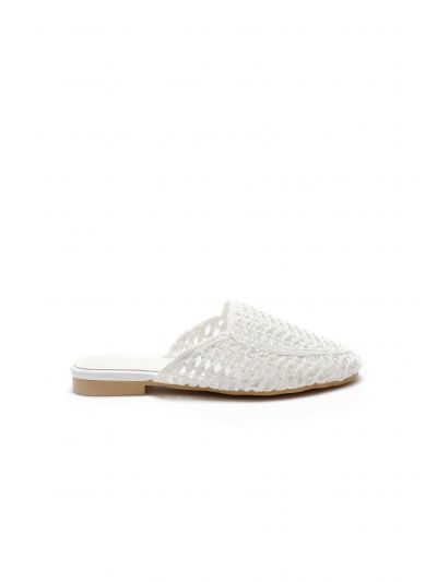 Wave Basket Weave Mules Sandals
