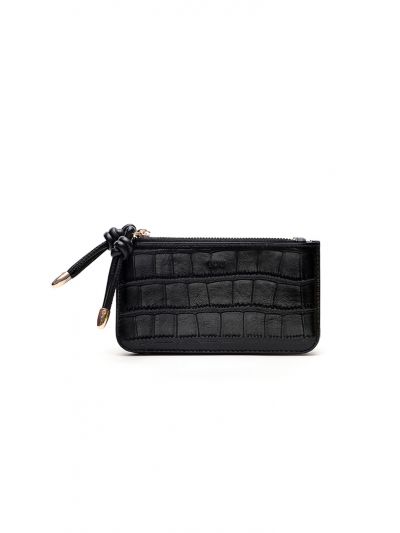 Textured Double Zip Coin Purse