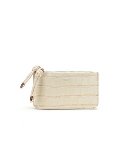 Textured Double Zip Coin Purse