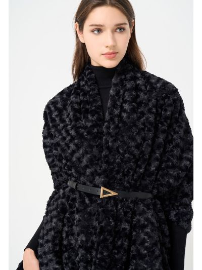 Solid Winter Poncho