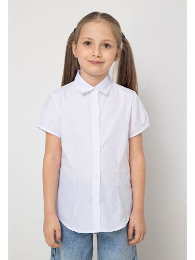 Basic Short Sleeved School Shirt