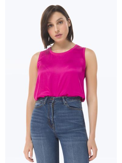 Solid Sleeveless Blouse