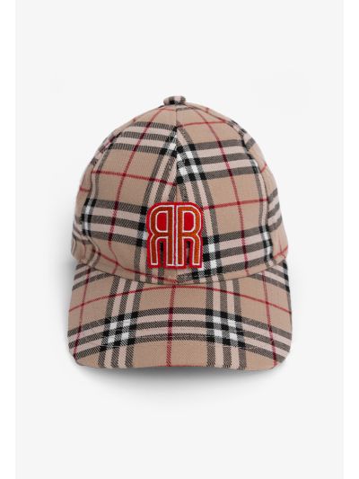 Checked Kids Baseball Cap
