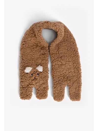 Solid Shearling Scarf