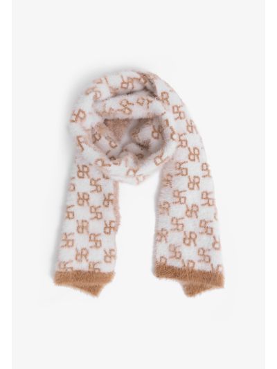 Two Toned Monogram Scarf