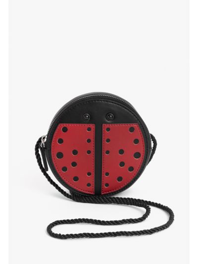 Lady Bug Round Crossbody Bag