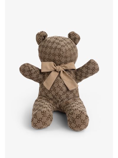 Knitted Monogram Bear Toy