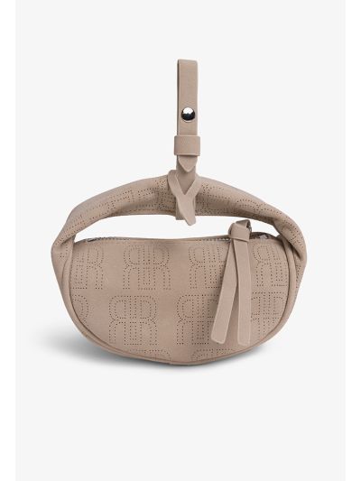 Solid PU Leather Monogram Clutch