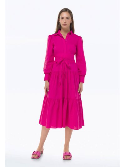 Multi Tiered Solid Dress -Sale