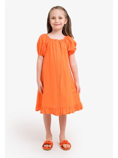 Basic Buttoned Dress