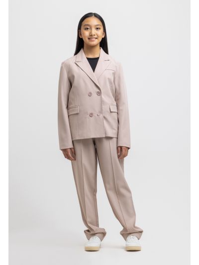 Regular Fit Elasticated Waist Formal Trousers - Co Ords -Sale